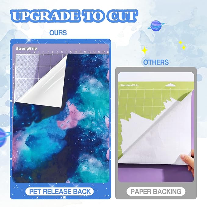 Tintnut Galaxy Permanent Vinyl 12x10in 10 Sheets Permanent Adhesive Vinyl |