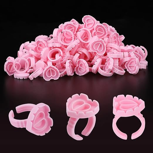 Pretty memory 150 Pcs Glue Rings