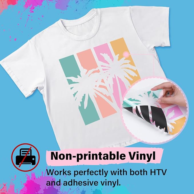 TECKWRAP Heat Transfer Mask for Heat Transfer Paper for T-Shirts 15PCS