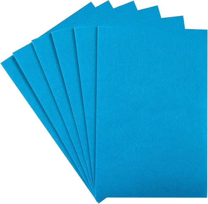 HaoFeiJH Blue Acrylic 100% Polypropylene Solid Felt Fabric Sheets