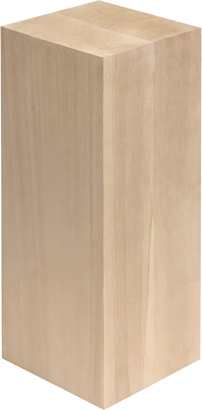 BeaverCraft Basswood Carving Blocks BW1 Large Wooden Block 10x4x4 Inches