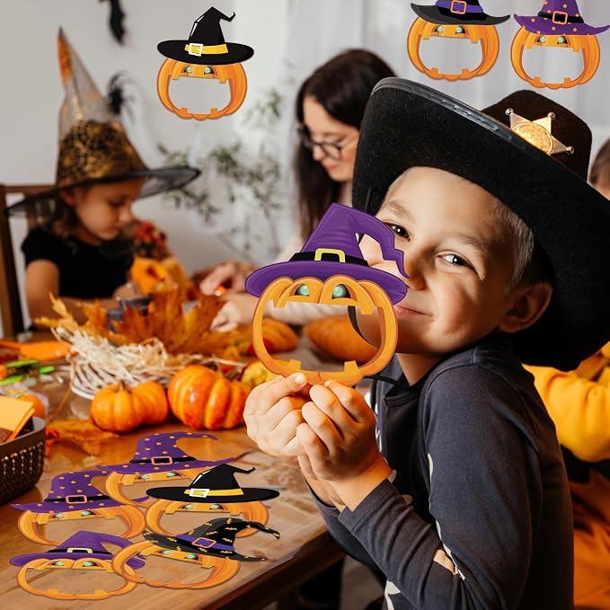 gisgfim 80Pcs Halloween Cutouts Witch Party Decorations Bulletin Board Pumpkins