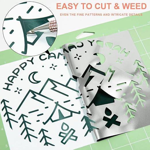 VINYL FROG Matte Metallic Dark Green Adhesive Vinyl, Car and Other Stickers