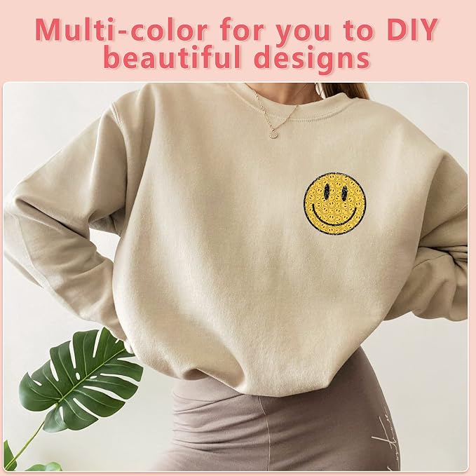 Tintnut Daisy and Smiley Heat Transfer Vinyl, easy cut & weed, stretch washable