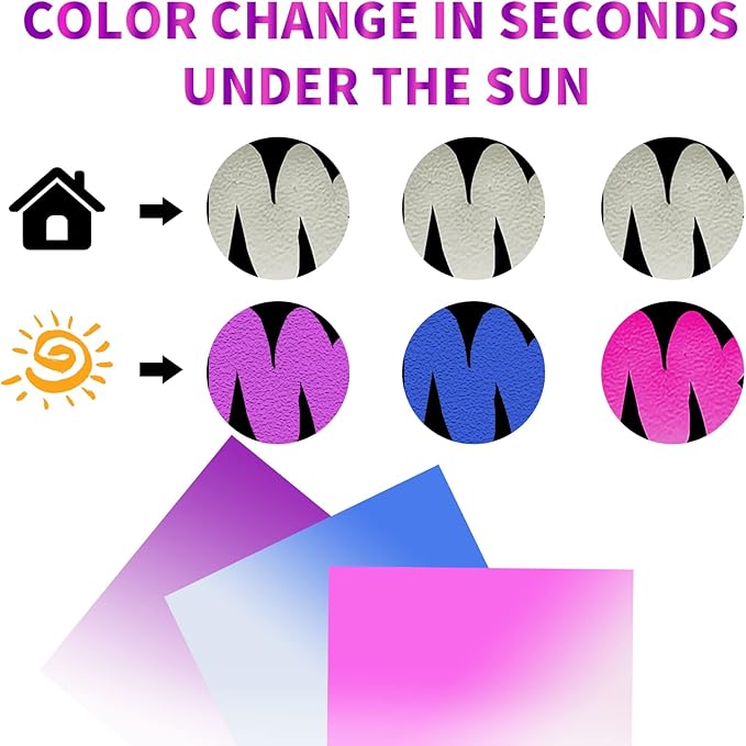 Color Changing Puff Vinyl Heat Transfer, 3D Foaming Heat Transfer Vinyl