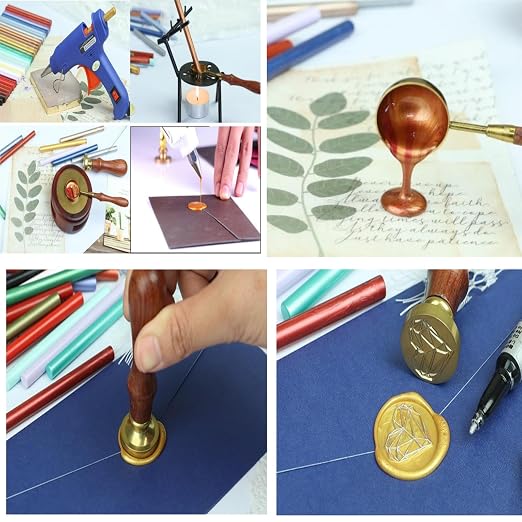 Wax Seal Sticks, Atopbb 30pcs Glue Gun Wax Sealing Sticks Beads Only Suit