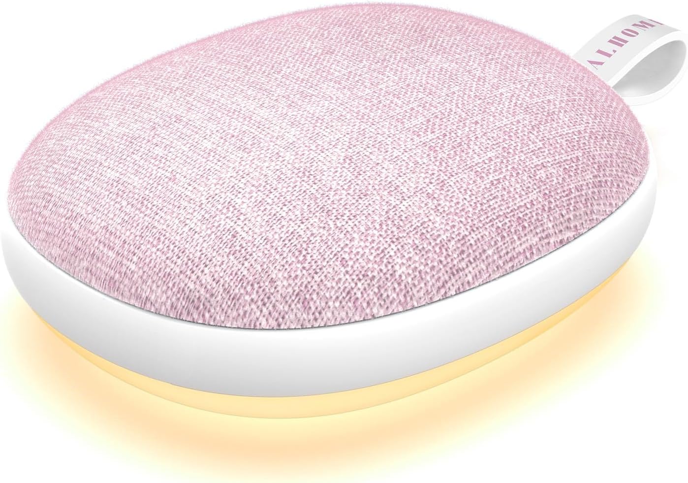 Portable White Noise Sound Machine: Baby Sleep Soother, Bluetooth Speaker, Rechargeable Battery, 4-Speed Timer, 6 Soothing Sounds Adult Therapy Aid for Trave (Pink, Portable)