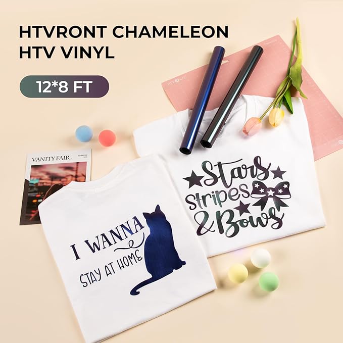 HTVRONT Chameleon HTV Heat Transfer Vinyl