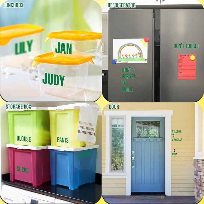 Letter Stickers, Mailbox Numbers, 2 Inch Waterproof Vinyl Alphabet | 2 Inch