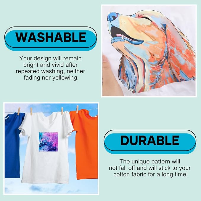 HTVRONT Sublimation HTV Sheets for Cotton Fabric