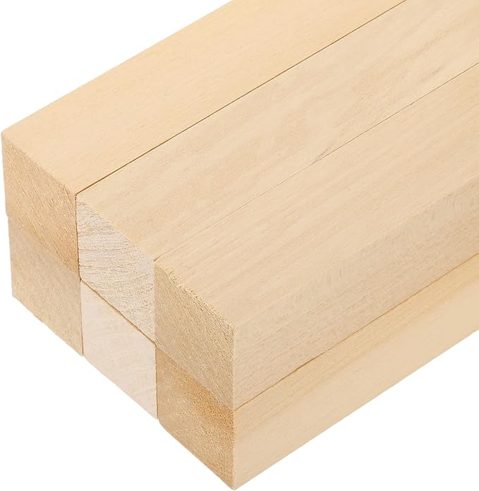 MECCANIXITY 6Pcs Basswood Sticks