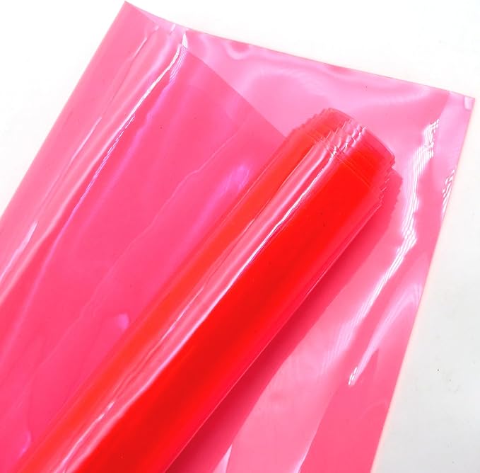 David accessories Transparent PVC Holographic Vinyl Sheets 1 Roll 11.8''x47''