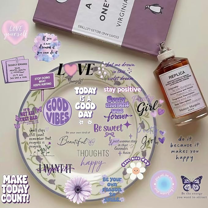 50 PCS Motivational Quote Stickers