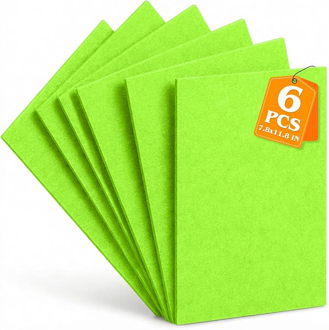 Spring Green Stiff Felt Sheets 2mm Thick