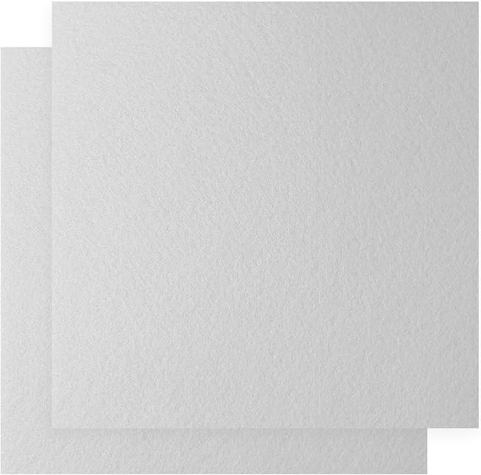 12" x 12" Felt Fabric Sheets for Crafts, Squares Felt Fabric Sheets, 1mm Thick