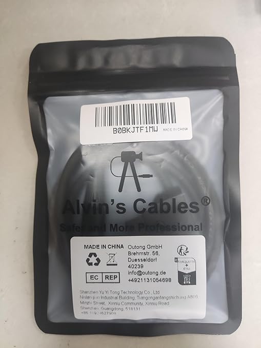 Alvin's Cables M12 X Coded 8 Pin Male to RJ45 Shielded Ethernet Cable M12 8 Position Cat6a Cable for Cognex Industrial Camera 8M/26ft