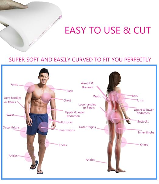 Lipo Foam Board 4Pack Liposuction Surgery waist-supports Foam Sheet