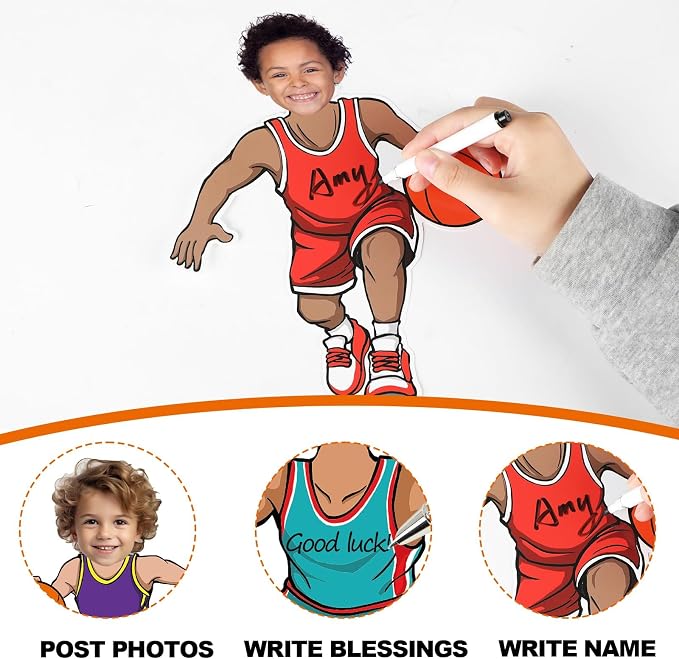 48 Set Basketball Bulletin Board Decors Basketball Players Cutouts Basketballs