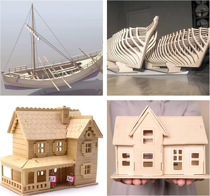 Basswood Sheet 12 Sheets 200x100x1mm Unfinished Balsa Wood