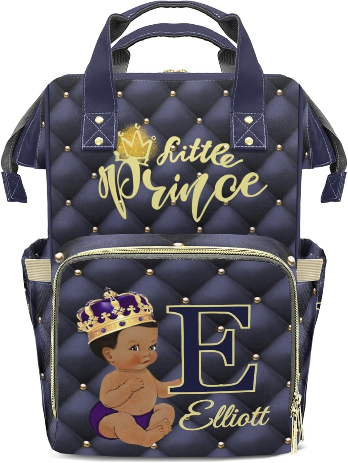 Custom Diaper Bag Backpack for Baby Boys Customized Baby Bag Large Personalized Diaper Bag with Name Nursing Bags Fashion Shoulders Bag Casual Daypack Travel Bag for Women