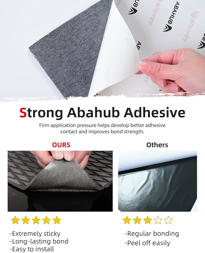Abahub EVA Foam Boat Flooring Self-Adhesive Decking Surfboard Traction Pad |