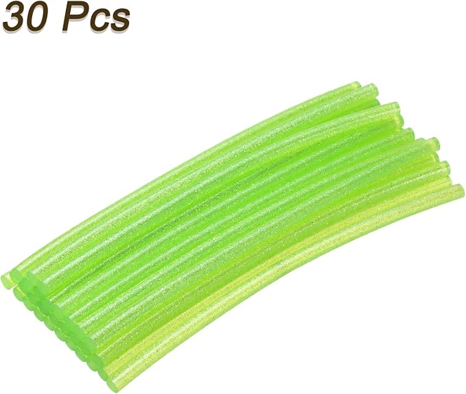 uxcell 30pcs 7mm x 200mm Mini Hot Glue Sticks