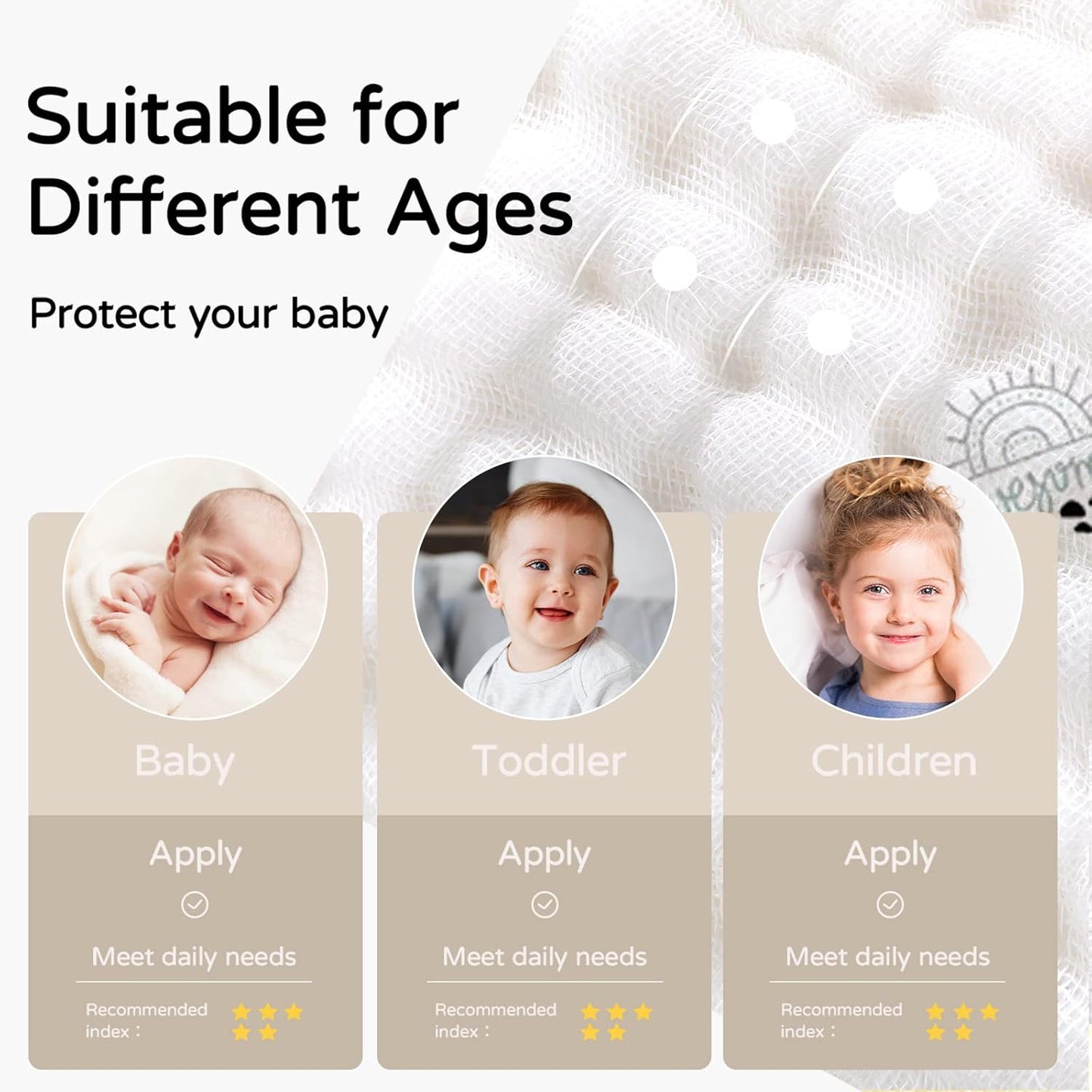 Yoofoss Hooded Baby Towels for Newborn 2 Pack 100% Muslin Organic Cotton Baby Bath Towel with Hood for Babies, Infant, Toddler and Kids, 32x32Inch, Soft and Absorbent Newborn Essential,Alpaca&Elephant