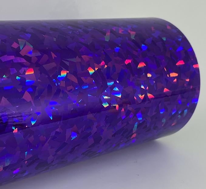 Holographic Crystal Sign Vinyl, HOLOCRYSTAL self-Adhesive Plastic