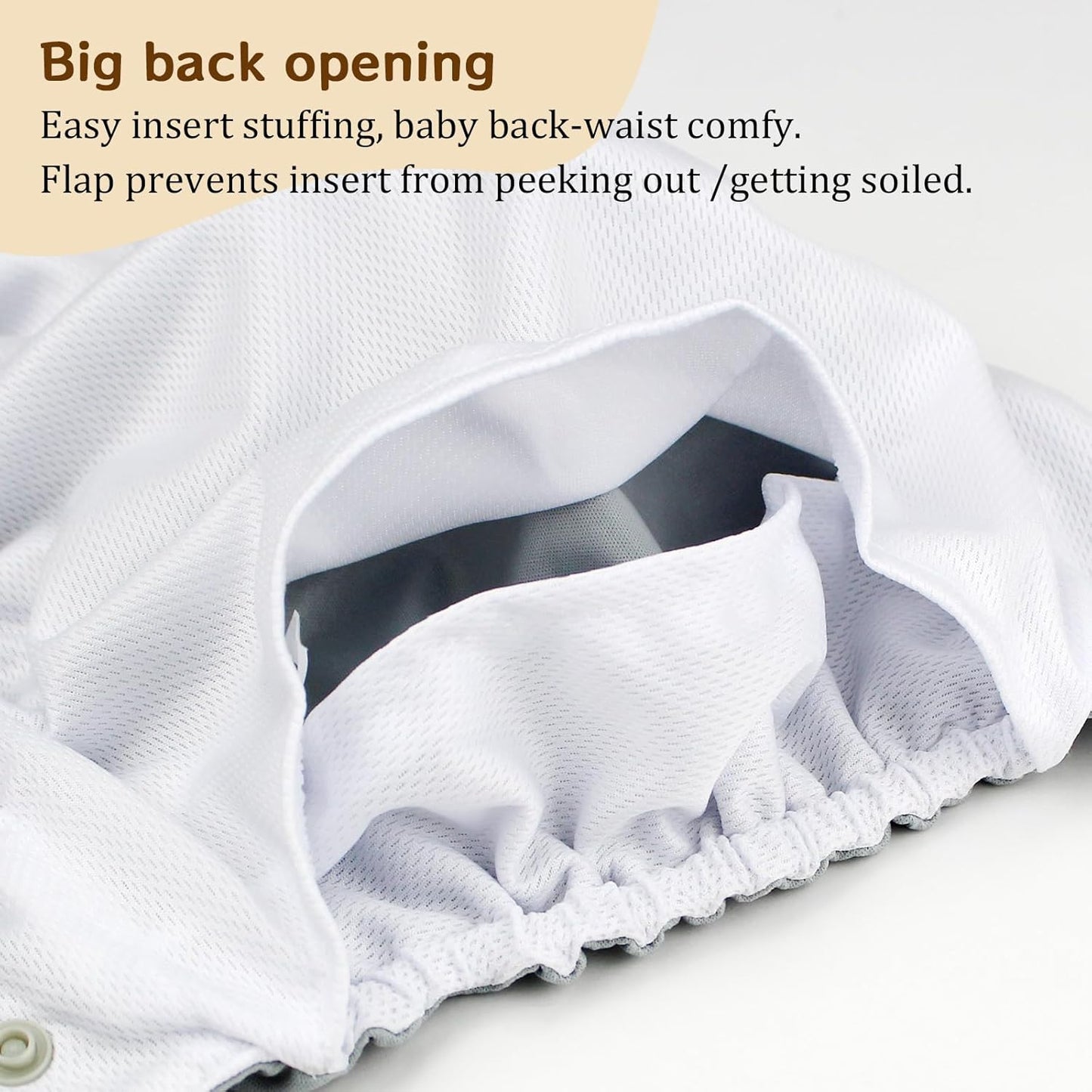 Mama Koala 3.0 Cloth Diapers for Babies with AWJ Lining, 6 Pack with 6 Natural Cloth Diaper Inserts - Reusable and Washable Pocket Diapers (Space Ranger)