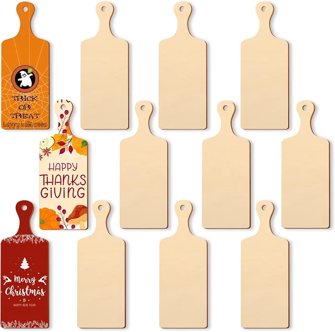 Marsui 12 Pieces Mini Wooden Cutting Board