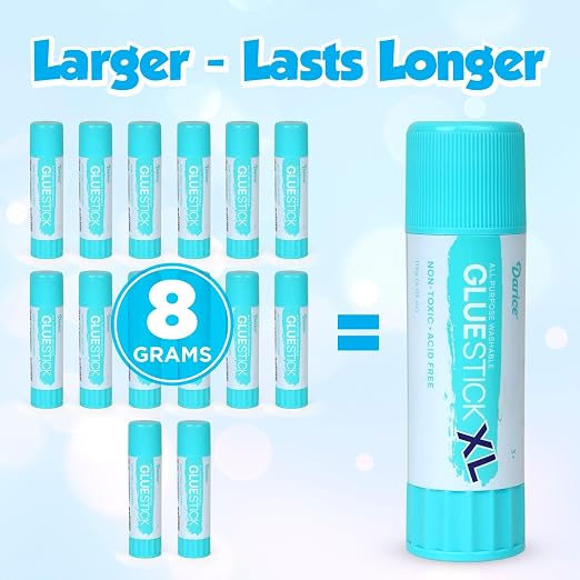 Darice Giant Glue Sticks, Large 115-gram Jumbo XL Glue Stick