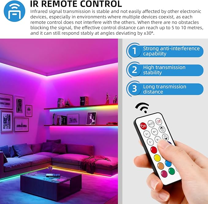RGBZONE DC 5-24V Mini 21 Key IR Infrared Wireless RGB Remote Controller for WS2811 WS2812B LED Dream Color Strip Lights