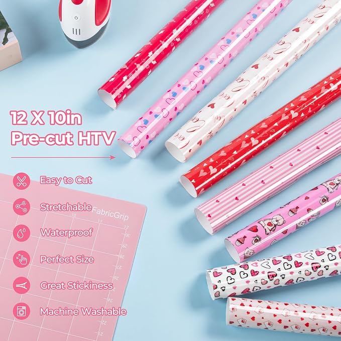 HTVRONT Valentine's Day Heat Transfer Vinyl