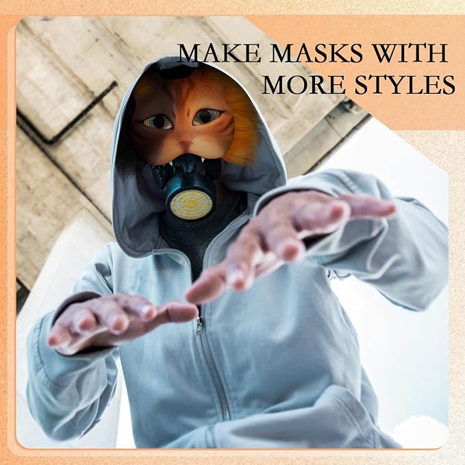 Seenelling DIY Therian Mask Kit Blank Cat Mask