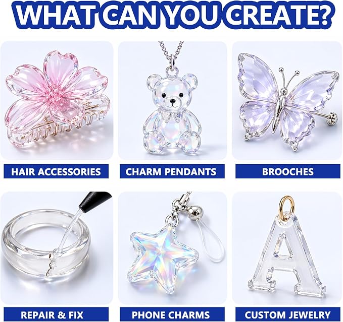 3.5 oz UV Clay Clear Polymer Resin