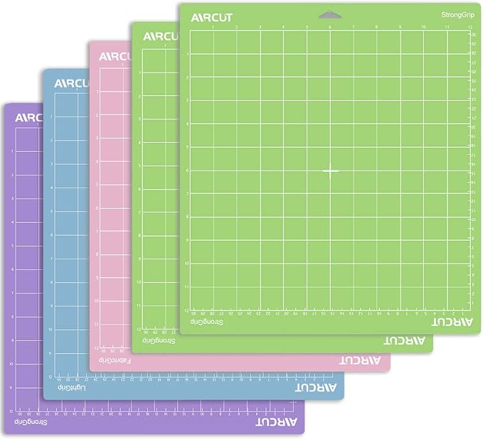 AIRCUT Cutting Mat for Cricut Maker and Explore Series, Variety Sticky Cutting
