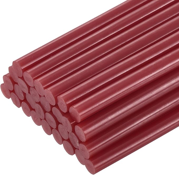 uxcell 30pcs 7mm x 200mm Full Size Hot Glue Gun Sticks 8-inch x 0.27-inch High