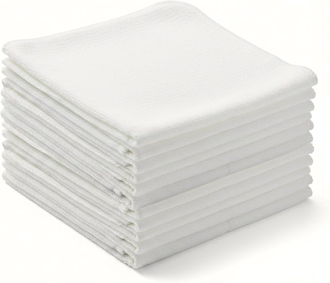 Flour Sack Shop Towels, Natural Cotton Cleaning Towels 14" x 12", Automotive