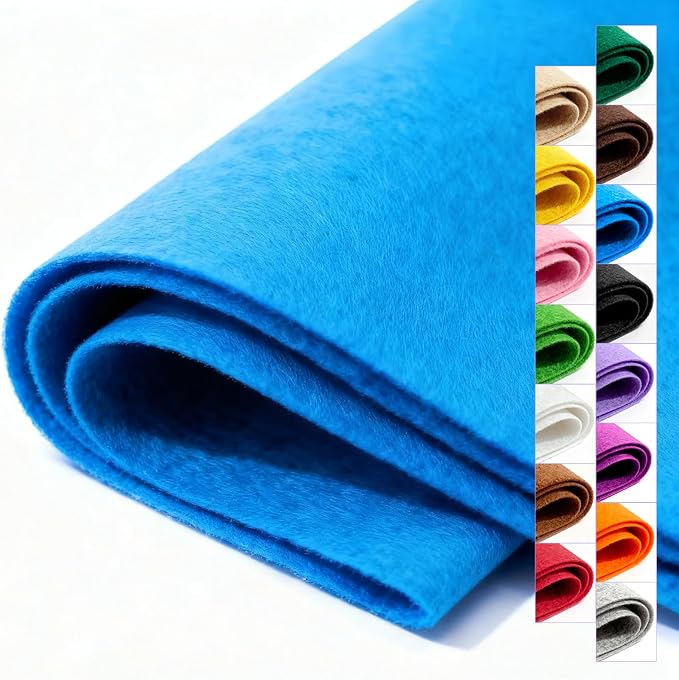 Felt Fabric 36'' X 36'' Large Felt Sheets Stiff Craft Felt by The Yard