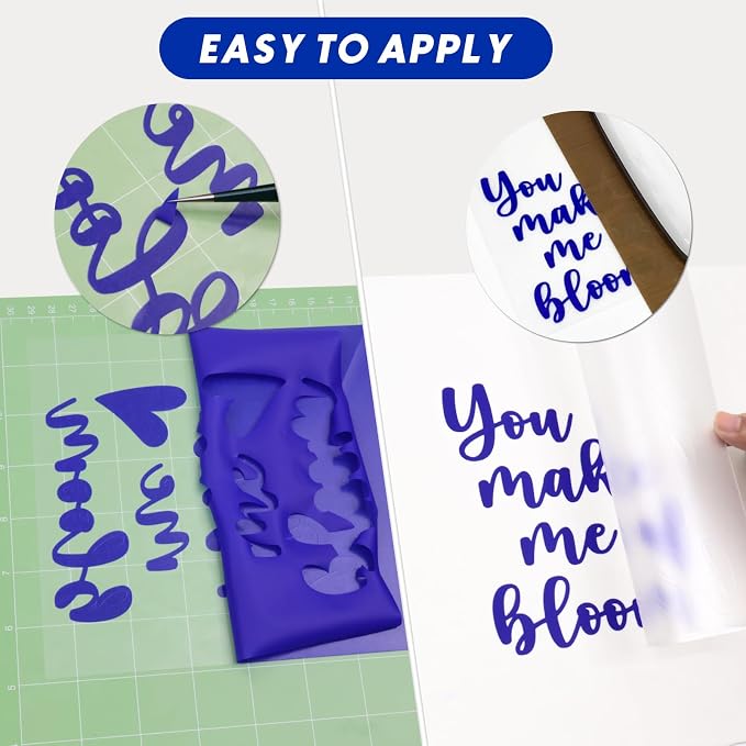 Blue HTV Iron on Vinyl Rolls, Silhouette or Heat Press Machine