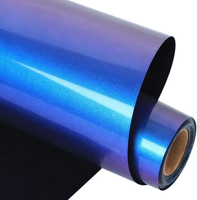 guangyintong Chameleon Heat Transfer Vinyl HTV Rolls, Changing Color HTV Vinyl