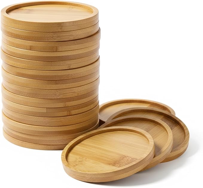 Bamboo Coasters for Crafts, DIY resin projects, classroom crafts, group