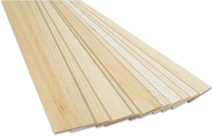 Balsa Wood 3/16 X 3 X 36in