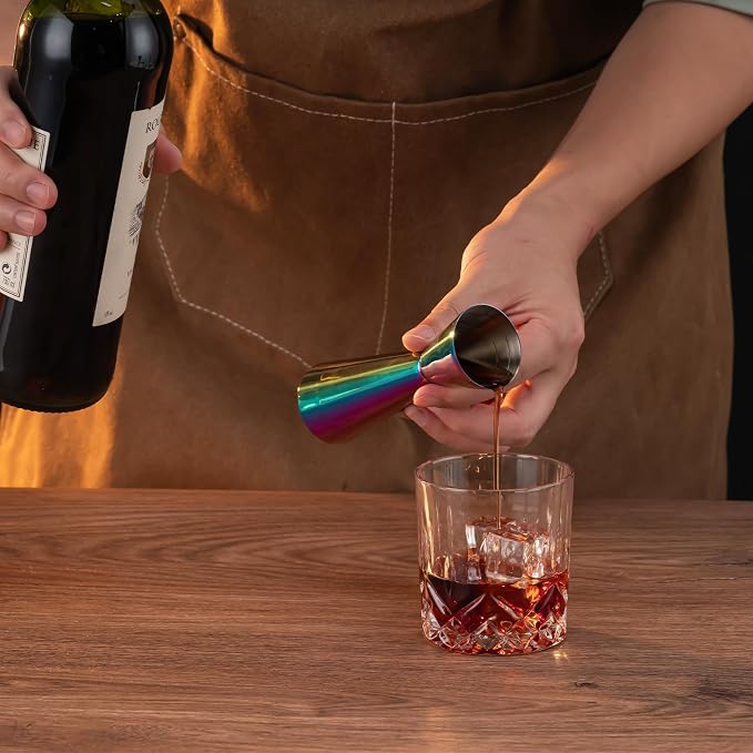 Briout Jigger for Bartending, Double Cocktail Jigger Japanese Premium 304 Food
