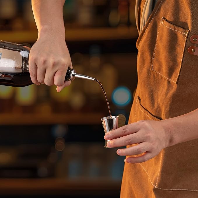 Briout Jigger for Bartending, Flat Edge