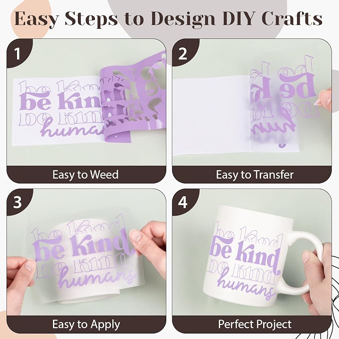VINYL FROG Matte Lilac Purple Permanent Vinyl Roll 12" x10ft 001 Vinyl | Purple