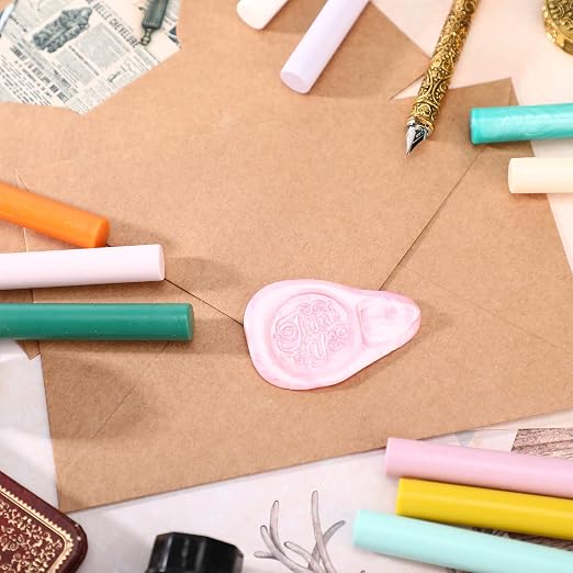Nuanchu 26 Pieces Glue Gun Sealing Wax Sticks