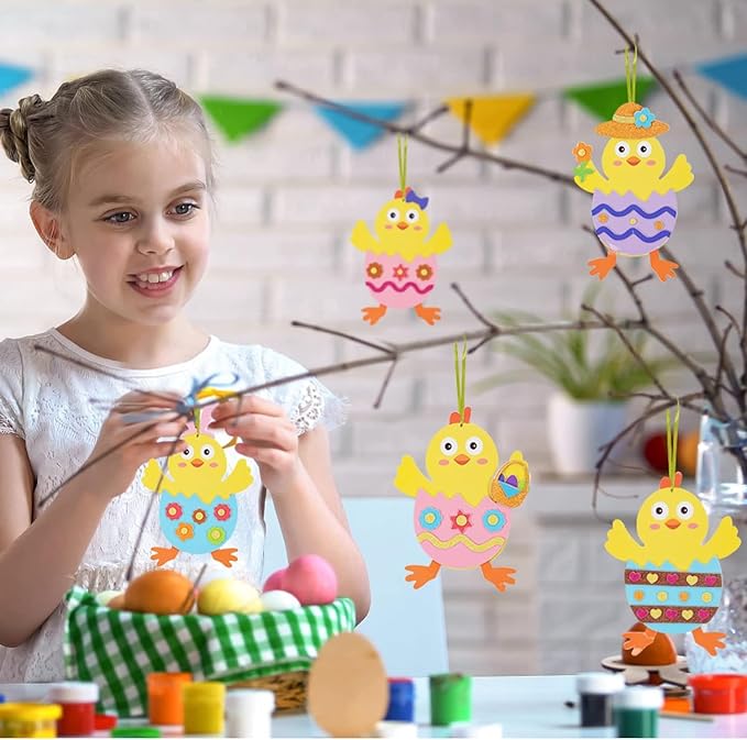 Fennoral 12 Pack Easter Craft for Kids