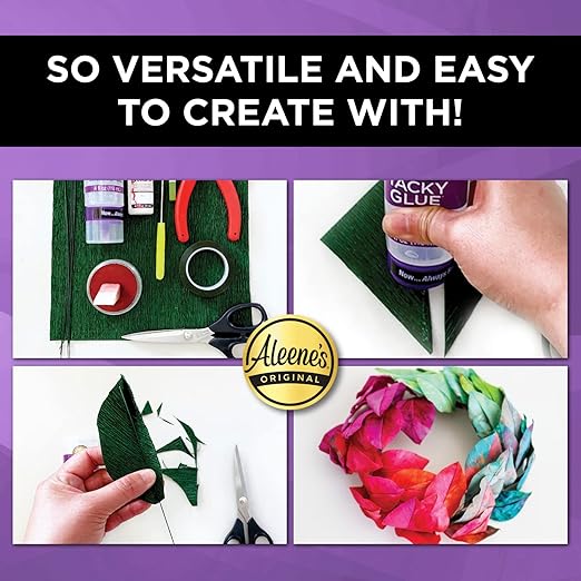 Aleene's Quick Dry Tacky Glue for Crafts in Always Ready Bottle, Dries Extra