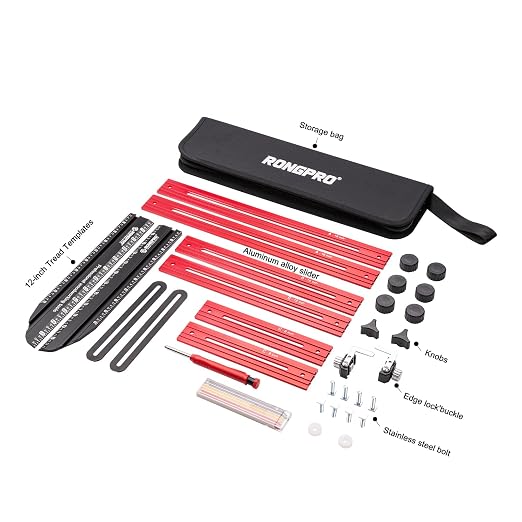 Stair Tread Template Tool, Stair Gauge Set Shelf Layout Measuring Scribe Tool